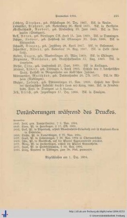 Veränderungen während des Druckes.