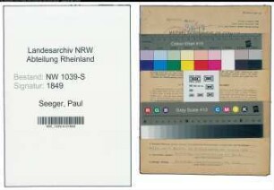Entnazifizierung Paul Seeger , geb. 27.08.1902 (Grubenschlosser)