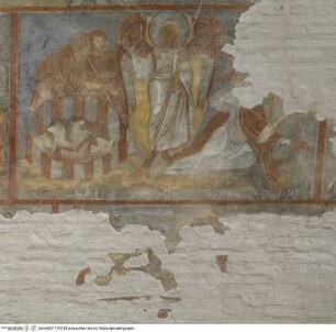 Szenen des alten und des neuen Testaments, Mittelschiffzyklus, Verkündigung an die Hirten