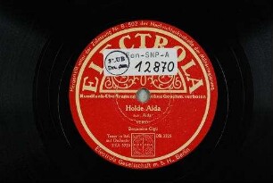 Holde Aida : aus "Aida" / Verdi