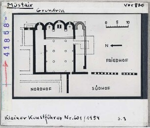 Müstair, St. Johann: Grundriss