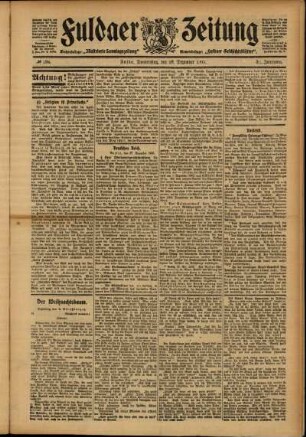 Ausgabe vom Donnerstag, den 28. Dezember 1905.