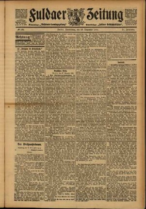 Ausgabe vom Donnerstag, den 28. Dezember 1905.