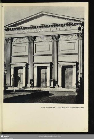 Berlin, Maxim-Gorki-Theater (ehemalige Singakademie), 1827