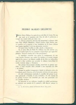 Pedro Mario Delheye