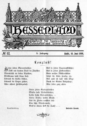 No. 12, 16. Juni 1896