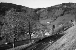 Haarnadelkurve oberhalb von Aftersteg