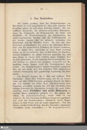 5. Das Badeleben