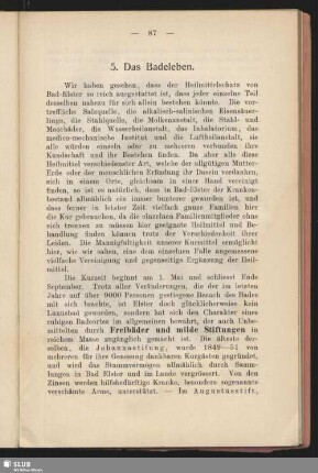 5. Das Badeleben