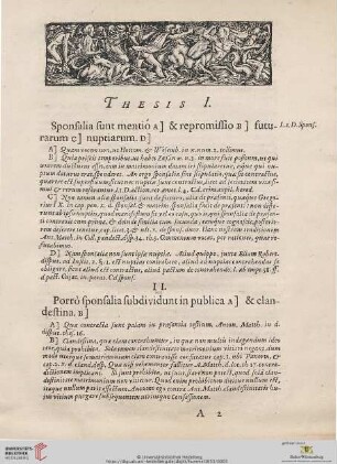 (Thesis I - XX)