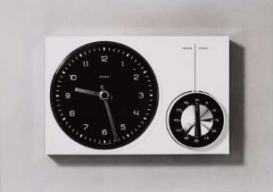 Küchenuhr mit Kurzzeitmesser "63 / 4611" Batteriewerk "606 / 60 Babylectric" der Kienzle Uhrenfabriken GmbH
