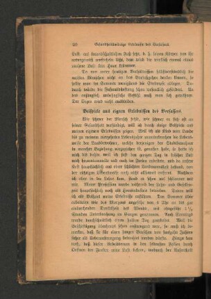 Beispiele aus eignen Erlebnissen des Verfassers.