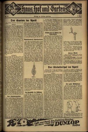 Zweite Ausgabe vom Freitag, den 05. April 1935.