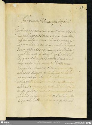 [Text 3:] Istruzione politica sopra i conclavi