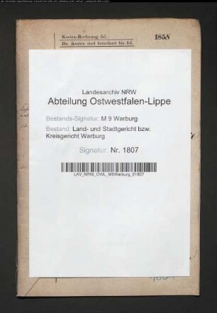 Erblasser: Franke, Johann Franz:
