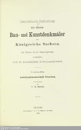 13: Amtshauptmannschaft Glauchau