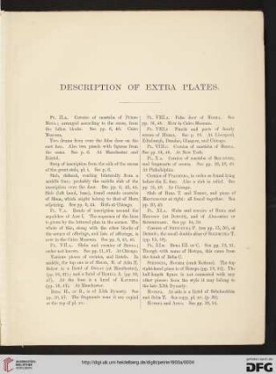 Description of Extra Plates