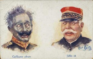 Guillaume pleure - Joffre rit