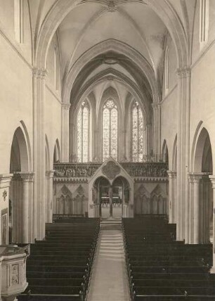 Dom St. Peter und Paul : Dom St. Peter und Paul, Westchor und Westlettner vom Ostlettner