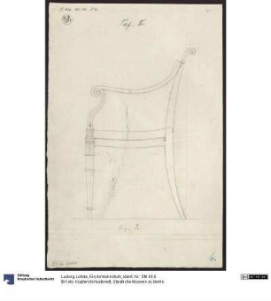 Ein Armlehnstuhl