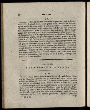 Caput III. Iuna Domini villae colonariae.