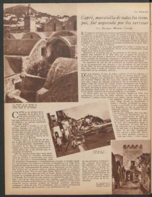 Capri, maravilla de todos los tiempos, fué saqueada por los turistas