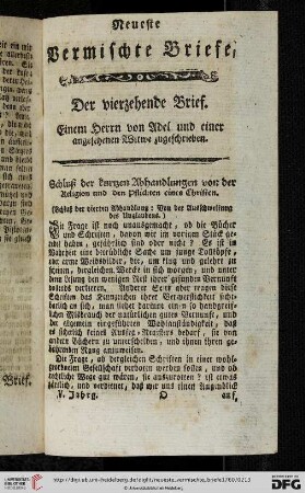 Der vierzehende Brief