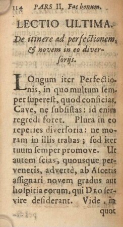 Lectio ultima.