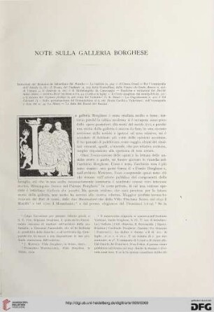 12: Note sulla galleria Borghese