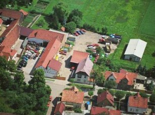 Dornheim. Wohnsiedlung. Luftaufnahme