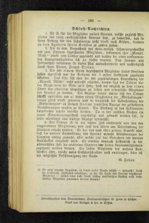 Schluß-Nachrichten