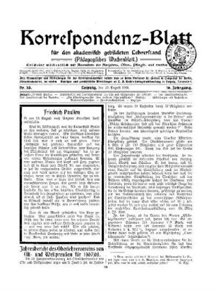 Friedrich Paulsen : [Tod]