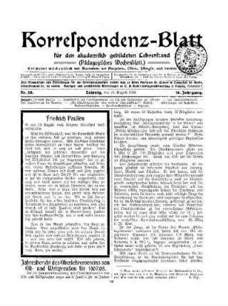 Friedrich Paulsen : [Tod]