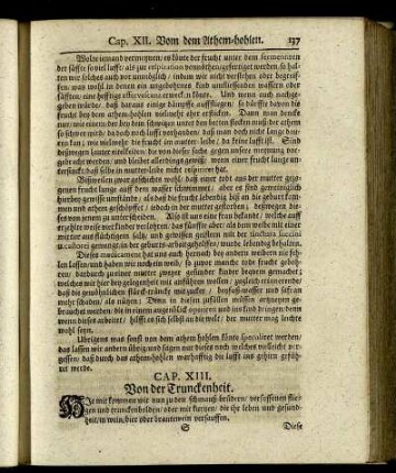 CAP. XIII. Von der Trunckenheit.