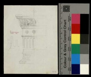 Eckpilaster mit Gesims