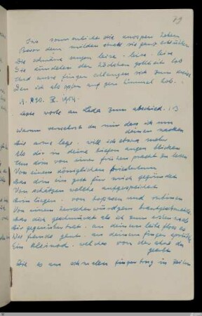 113. Lezte worte an Leda zum Abschied