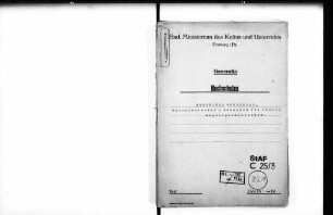 Kulturausschuss, Ausschuss für innere Angelegenheiten