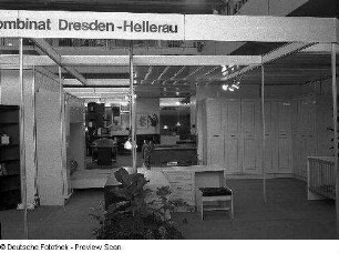 Ausstellungskojen des VEB Möbelkombinat Dresden-Hellerau