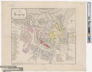 Plan von Leipzig