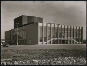 Stadttheater (später: Heinz-Hilpert-Theater), Lünen: Außenansicht Nordwesten