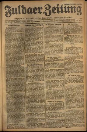 Ausgabe vom Mittwoch, den 30. Dezember 1925.