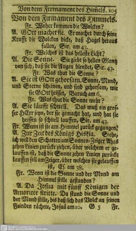 Von dem Firmament des Himmels
