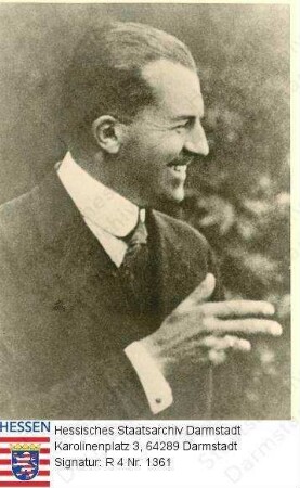 Kranzbühler, Eugen Dr. jur. (1870-1928) / Porträt, stehend, Halbfigur