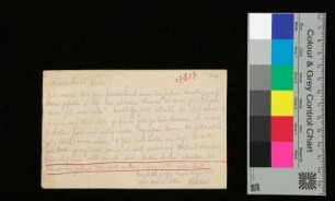 Feldpostkarte an die Mutter von Knepscher von Leutnant Knepscher
