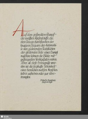 Auf dem gestreckten Rumpf