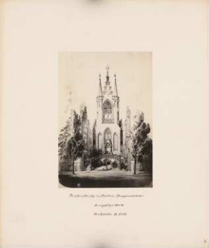 Friedenskirche, Berlin: Perspektivische Ansicht von der Straße aus