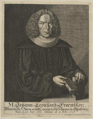 Bildnis des Johann Leonhard Froereißen