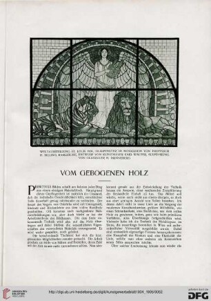 Vom gebogenen Holz