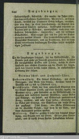 Umgebungen