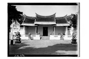 Tempel in Thailand : Thailand, vermutlich in der Stadt Songkhla, Provinz Songkhla. In einem Tempel, 1908/1913 (vgl. df_hauptkatalog_0507746)